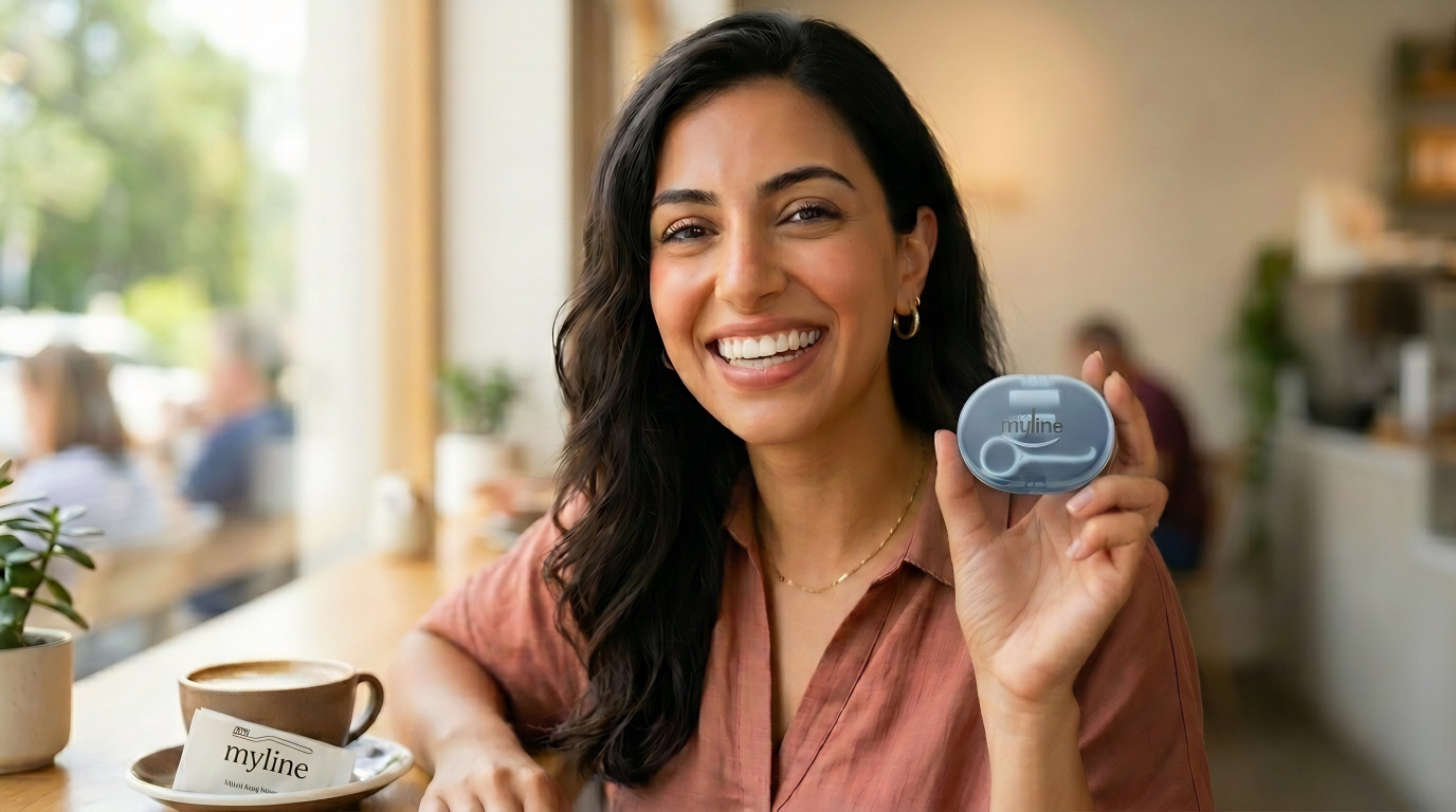 Straighten Your Teeth Invisibly with myline Clear Aligners